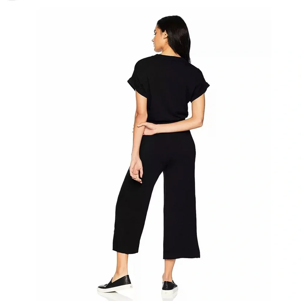 Splendid Active Surplice Jumpsuit Black - Picture 8 of 8